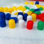 100Pcs/lot Bike Tire Valve Caps Plastic Schrader Valve Multi-Color Bicycle Tire Valve Cap Dust Covers