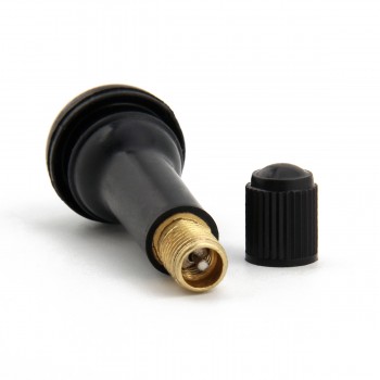 100pcs Car Tire Valve Stem Wheel Tire Valves Trunk Tubeless Valve Tyre Valve Stem TR414 Rubber Cap Rubber Tools (Zinc Alloy)