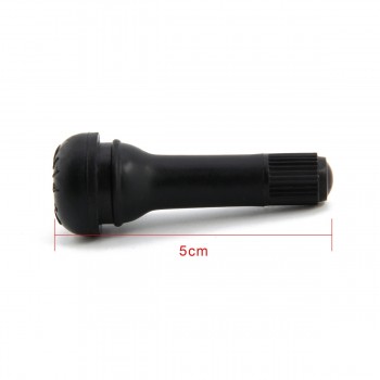 100pcs Car Tire Valve Stem Wheel Tire Valves Trunk Tubeless Valve Tyre Valve Stem TR414 Rubber Cap Rubber Tools (Zinc Alloy)