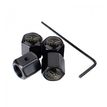 4pcs Universal OZ Racing Styling OZ Logo Emblem Case Tire Valve Core Cap  Anti-theft Finger Car Wheel Tire Valve Caps Covers