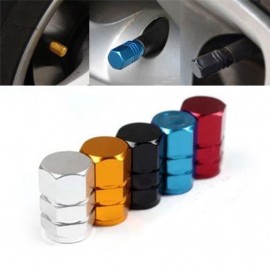 2017 New 4pcs Theftproof Aluminum Car Wheel Tires Valves Tyre Stem Air Caps Airtight Cover hot selling high quality car-styling