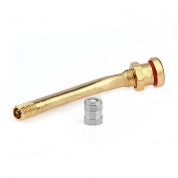 VODOOL Brass Air Truck Tire Valve Stem for V3.20.4 9.7mm Hole Aluminum Wheel Rims for Car Truck Motorcycle Accessories