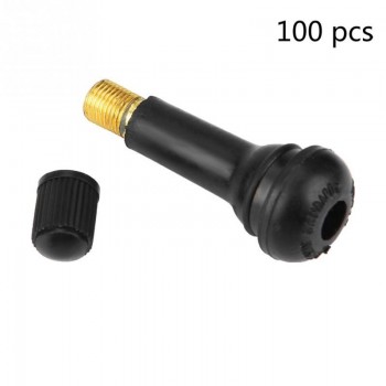 TR412/TR413/TR414 100 pcs Tire valves Car Motorcycle Universal Replacement Snap in Tire Tyre Valve Stem automobiles