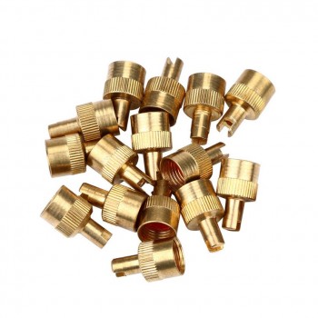2017 NEW 8 Metal Slotted Head Valve Stem Caps With Core Remover Tool Motorcyle/Car high quality moto vehicle universal