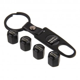 For Range Rover Land Rover Evoque Discovery Remote Car Accessories Auto Wheel Tire Valve Caps with Keychain for Range Rover Logo