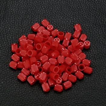 Car-styling AUTO 100pcs Fashion Plastic Auto Car Bike Motorcycle Truck wheel Tire Valve Stem Caps HOT