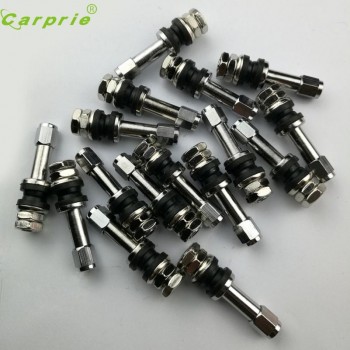 New Arrival 4 PCS TR48E Flush Mount Metal/Chrome Tire Valve Stems High Pressure st8