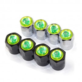 Car Styling For Lotus logo Wheels Tire Valve Stem Caps Rim Sticker For Lotus Elise ELISE CR ELISE S EVORA EXIGE Auto accessorie