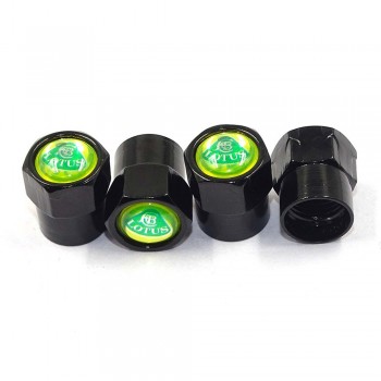 Car Styling For Lotus logo Wheels Tire Valve Stem Caps Rim Sticker For Lotus Elise ELISE CR ELISE S EVORA EXIGE Auto accessorie