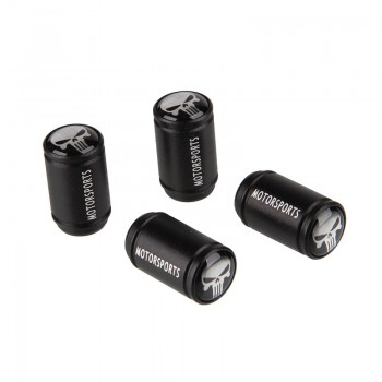 4Pcs Car Styling Metal Ghost Skull Logo Emblem Tire Valve Caps Auto Tyre Air Stems Cap Automobile Motorcycle Tire Accessories