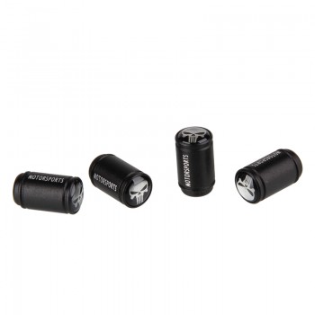 4Pcs Car Styling Metal Ghost Skull Logo Emblem Tire Valve Caps Auto Tyre Air Stems Cap Automobile Motorcycle Tire Accessories