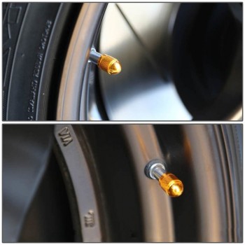 DSYCAR 4Pcs/lot Universal Moto Bike Car Tires Wheel Valve Cap Dust covers Car Styling for Universal Cars Motorcycle Decorative