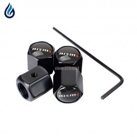For Nissan Nismo Pathfinder Xterra Sentra Murano Frontier Note Serena Skyline Car Wheel Tire Valve Stems Caps Anti-Theft Cover
