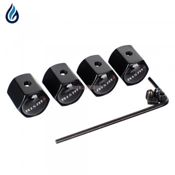 For Nissan Nismo Pathfinder Xterra Sentra Murano Frontier Note Serena Skyline Car Wheel Tire Valve Stems Caps Anti-Theft Cover