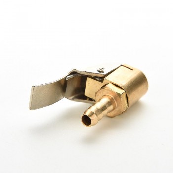 JETTING 1Pc Useful Auto Car Truck Tire Inflator Valve Connector Brass Tire Valve Air Pump Chuck Clip Clamp 8MM/6MM