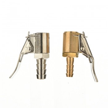 JETTING 1Pc Useful Auto Car Truck Tire Inflator Valve Connector Brass Tire Valve Air Pump Chuck Clip Clamp 8MM/6MM