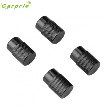Dropship Hot Selling  4X Car Truck Bike Tire Wheel Rims Stem Air Valve Caps Tyre Cover Aluminum Black Gift Jul 13