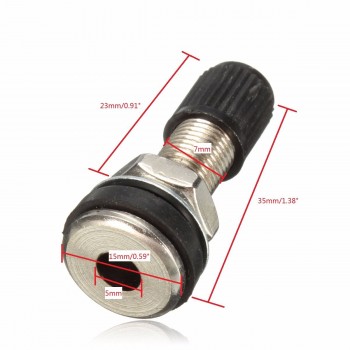 2Pcs 35mm Motorcycle Scooter Bicycle Car Tyre Valve Dust Cap