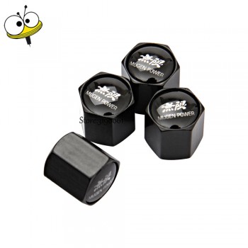 Car Styling Wheel Caps Tire Valve Caps For Mugen Logo For Honda Civic CRV Fit Accord Odyssey City Insight Jazz Jade Pilot HRV