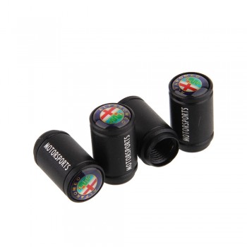Car Styling Auto Wheel Tires Valve Caps Rim Sticker For Alfa Romeo Giulia Mito Brera 159 156 147 147gt 155 Spider Giulietta