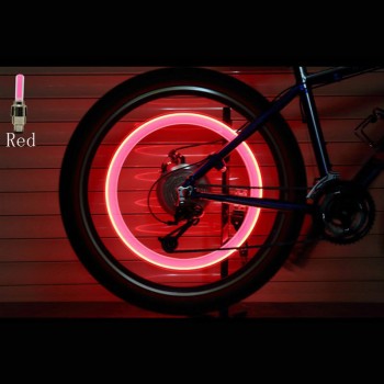 2pcs Neon Lights Color Tyre Wheel Valve Cap Light LED Lamp Flash Car Tire Valve Caps Air Cover Tire Rim Valve Wheel Stem Cap