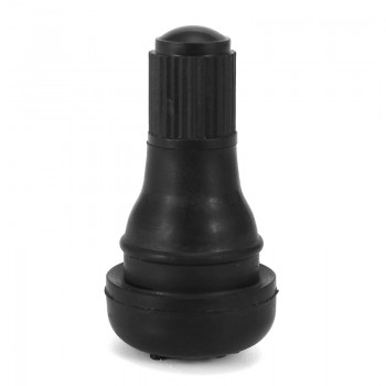 4pcs Auto TR412 Tire Valve Stems Short Black Rubber Tyre Tubeless Snap-in Vavle Wheels Tires Parts