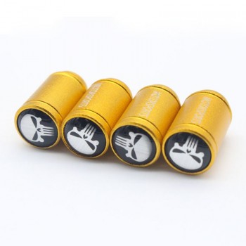 DSYCAR 4Pcs/lot Universal Car Moto Bike Tire Wheel Valve Cap Dust covers Car Styling for Fiat Audi Ford Bmw VW Honda opel toyota