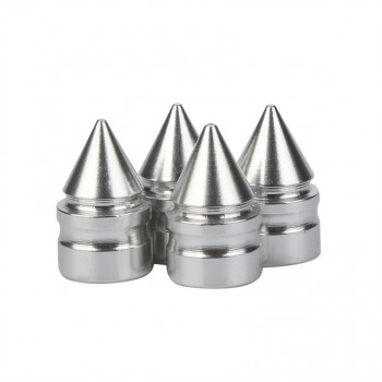 4x Aluminum Bullet Car Truck Air Port Cover Tire Cone Rim Valve Wheel Stem Caps 2017 New arrival car-styling auto accessories