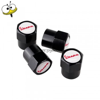Car Accessories Rim Sticker Wheel Tire Valve Stem Caps Cover For Vespa Piaggio Beverly LX50 LX150 Primavera 946 Scooter 180ss