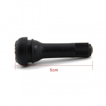 100pcs Car Trunk Tubeless Tyre Valve Stem TR414 Rubber Tire Valve Cap Zinc Alloy Rubber Auto Tire Stem Caps Car Accessories