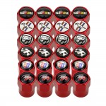 Red Wheel Tire Valve Cap Cover Auto Accessories for Dodge Viper Mitsubishi Ralliart Volkswagen FR Nissan Alpina BMW Ford Mustang