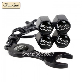 Car Accessories Wheel Tire Stem Air Valve Cap For FIAT 500 punto stilo bravo ducato freemont linea 124 palio 500X 500L Panda 595