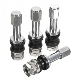 4 Pcs Bolt-in Auto Car Tubeless Wheel Tire Tyre Valve Stems Dust Caps For TR48E