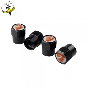 Car Tire Valve Stem Caps Rim Sticker Accessories Styling For Ducati Logo For Ducati 748 749 Diavel Multistrada 1200 750 758 848