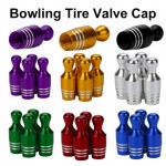 Car-styling AUTO 4x Aluminum Bullet  Car Truck Cover Bowling  Tire Rim Valve Wheel Stem Caps August3