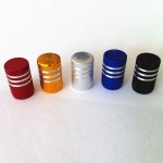 12Pcs/Lot Car Tire Valve Stems Cap Knurling Style Tire Valve Cap aluminum Tire Wheel Stem Air Valve Caps