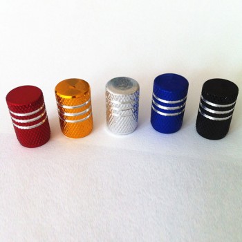 12Pcs/Lot Car Tire Valve Stems Cap Knurling Style Tire Valve Cap aluminum Tire Wheel Stem Air Valve Caps