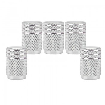 12Pcs/Lot Car Tire Valve Stems Cap Knurling Style Tire Valve Cap aluminum Tire Wheel Stem Air Valve Caps
