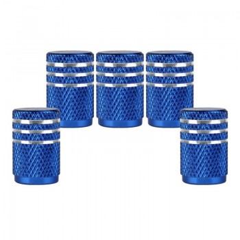 12Pcs/Lot Car Tire Valve Stems Cap Knurling Style Tire Valve Cap aluminum Tire Wheel Stem Air Valve Caps