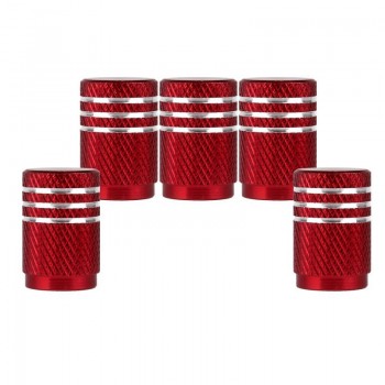 12Pcs/Lot Car Tire Valve Stems Cap Knurling Style Tire Valve Cap aluminum Tire Wheel Stem Air Valve Caps