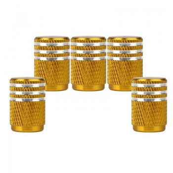 12Pcs/Lot Car Tire Valve Stems Cap Knurling Style Tire Valve Cap aluminum Tire Wheel Stem Air Valve Caps