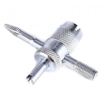1Pcs 4-in-1 tire valve stem removal tool auto repair valve stem puller tire repair tool valve core removal tool motorcycle tire