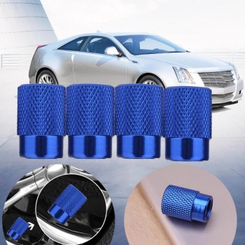 VODOOL 4Pcs/set Aluminum Auto Bicycle Car Tire Valve Caps Dust Covers Wheel Air Stems Cover Tyre Airtight Rims Accessories New