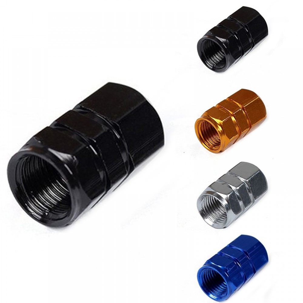 4pcs/set Car Aluminium Alloy Wheel Tire Valve Caps for MTB Road Bicycle Motor Bike Car Tyre Wheel Air Valve Cap Valve Dust Cover