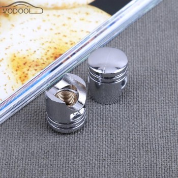 4Pcs Universal Silver Car Wheel Tire Valve Stem Caps Automobiles Tyre Dust Covers Lid Truck Bike Motorcycle ATV Auto Accessories