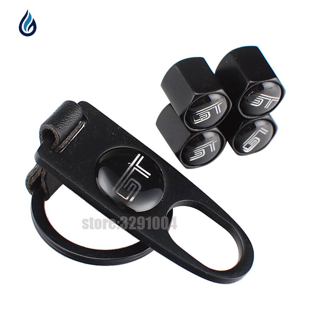 Car Wheel Tire Valve Stems Caps Cover For GT Logo Ford Mustang BMW 3 5 Series AMG Mitsubishi KIA Cross Maserati Buick Excelle MG
