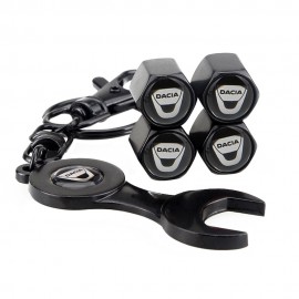 4 pcs Car Accessories Anti-theft Wheel Tyre Tire Air Valve Stem Cap For Dacia 1309 1410 Sandero Duster Logan 1300 1310