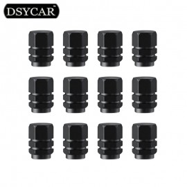 * DSYCAR 12Pcs/lot Universal Car Moto Bike Tire Wheel Valve Cap cover Car Styling for Fiat Audi Ford Bmw toyota VW Lada opel Kia