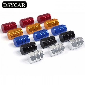 * DSYCAR 12Pcs/lot Universal Car Moto Bike Tire Wheel Valve Cap cover Car Styling for Fiat Audi Ford Bmw toyota VW Lada opel Kia
