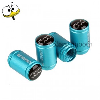 Car Accessories Auto  Wheel Tire Valve Stems Caps For 500 Logo For FIAT ABarth Panda 500 500L 500C Punto Bravo Stilo Siena Tipo